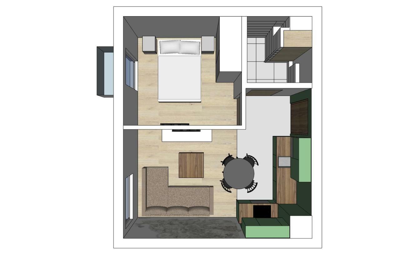 Shoq Studio Nice Apartment With Private Parking クラクフ エクステリア 写真